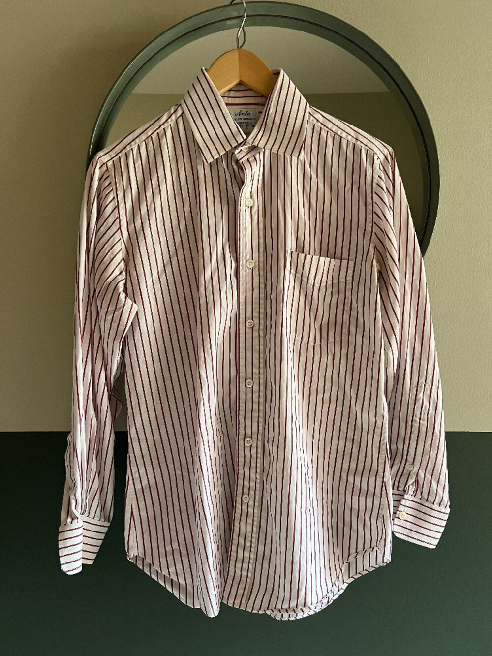 Vintage Vertical Stripe Shirt – M – Anto Shirtmakers